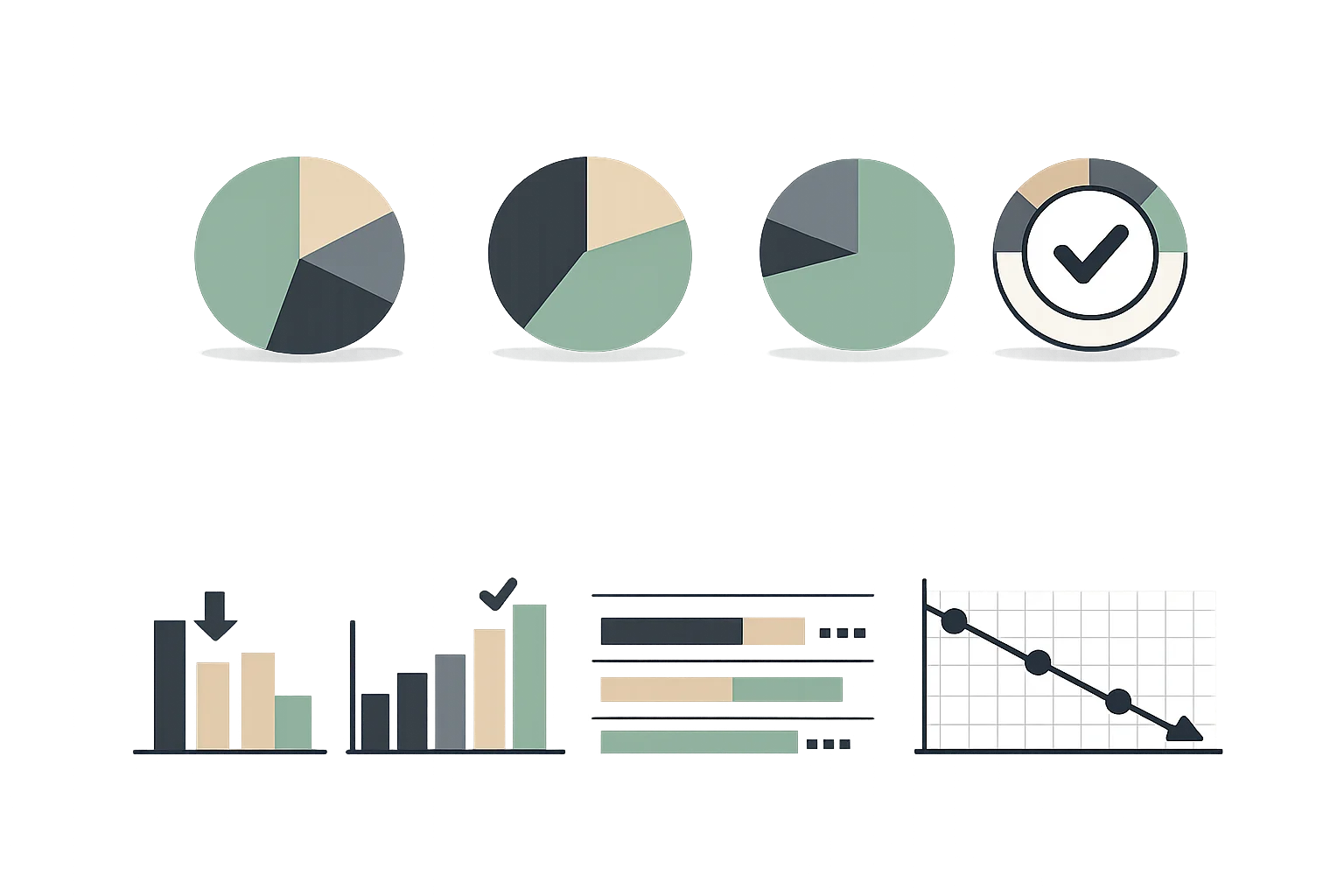 Expiration analytics dashboard with charts showing inventory by expiration status and waste reduction metrics