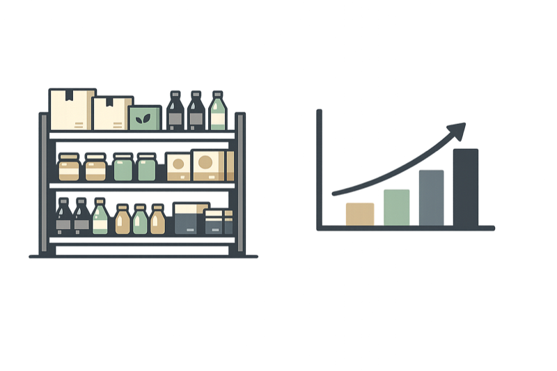 Fiddle CPG inventory management dashboard